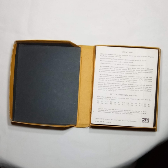 1970 FOIL Game of Words N Wits by 3M Company - Picture 12 of 14